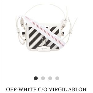 Off-White Diag Binder Clip Shoulder Bag